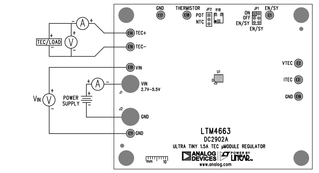 Schaltplan - Analog Devices Inc. LTM4663 DC2902A-Demonstrationsboard